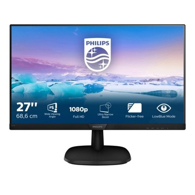 Monitor Philips 273V7QDAB/00 (27"; IPS/PLS; FullHD 1920x1080; HDMI, VGA; ko