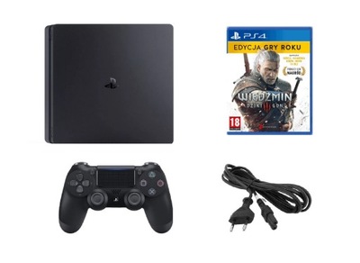 PlayStation4 Konsola PS4 Slim 500GB Wiedzmin 3