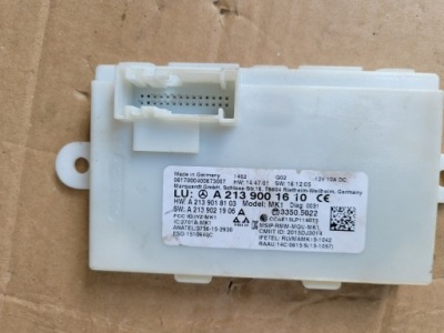 Модуль блок керування keyless mercedes w213 a2139001610 фото №1