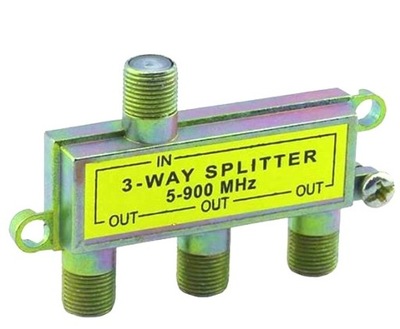 SPLITER F*3 rozgałęźnik 5-900 MHz