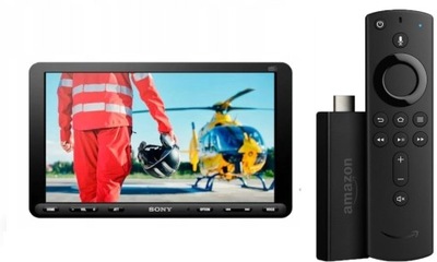 Sony XAV-AX8150 Radio samochodowe 1DIN LCD + Amazon Stick TV Live Youtube