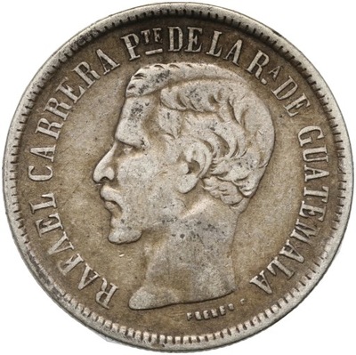 Gwatemala, Rafael Carrera, 2 reale 1860 R