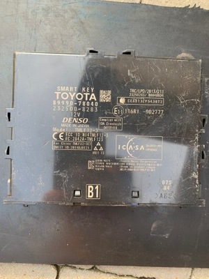Lexus nx300h блок управления модуль smart key 8999078040 фото №1