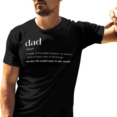 Koszulka T-shirt Na Prezent Dla Taty Dzień Ojca M