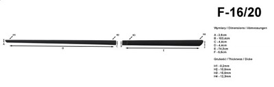 Накладки бічний накладки двері kia optima 2010-15 фото №1