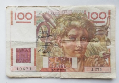 Francja 100 franków 1950