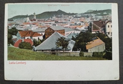 Lwów widok ogólny, ob 1902 r.