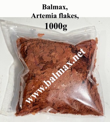 Balmax, Platki artemii, Artemia flakes, pokarm dla ryb, fish food, 1kg