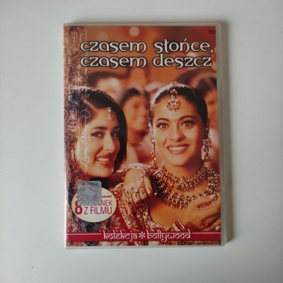 CZASEM SŁOŃCE CZASEM DESZCZ - BOLLYWOOD - świetny stan DVD -