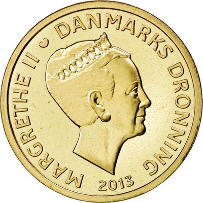 Moneta, Dania, 20 Kroner, 2013, MS(65-70), Alumini