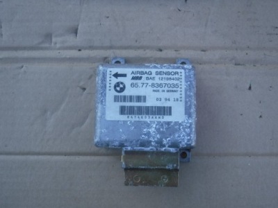 Модуль датчик подушка безопасности bmw оригинальный номер 8367035 фото №1