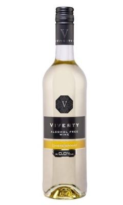 Wino bezalkoholowe VIVERTY CHARDONNAY białe półwytrawne 750 ml 0%