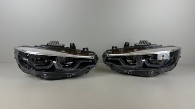 Bmw m3 m4 f80 f82 lci lift лампа левая правая full led адаптивный led полный фото №1