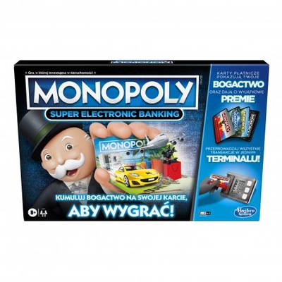 HASBRO MONOPOLY SUPER ELECTRONIC BANKING E8978