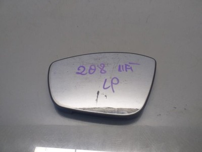 Вкладыш зеркало левый peugeot 208 lift фото №1