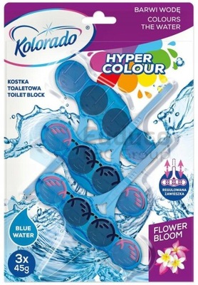 Kostka do wc KOLORADO HYPER FLOWER BLOOM 3x45g