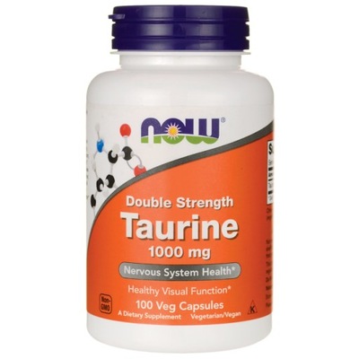 NOW - Taurine 1000 mg - 100 kapsułek