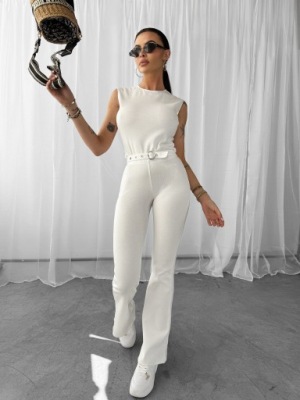 Komplet damski OLAVOGA SERENDIPITY M biały ecru