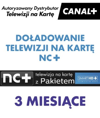 Doładowanie Telewizji na kartę SMART HD 3 MIESIĄCE