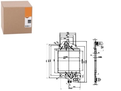 Nrf 30865 радіатор повітря наддувний фото №1