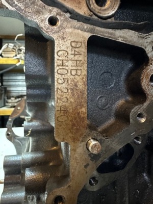 Блок двигатель d4hb sorento santa fe 2,2 дизель фото №1