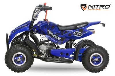 Dragon 49cc SPALINOWY MINI QUAD DLA DZIECKA 50cc niebieski