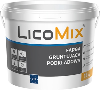 Farba gruntująca LM 15KG GRUNT SZCZEPNY Lico Mix KOLORY