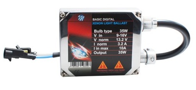 M-tech ксенон перетворювач ксенон basic аналогова 12v 35v hid фото №1