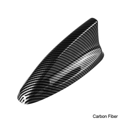 UNIVERSAL CARBON FIBER ANTENNA SHARK FIN COVER STICKER TRIM ROOF AER~57187