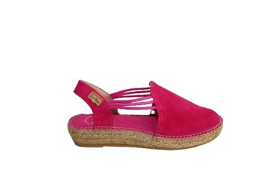 ESPADRYLE, SANDAŁY TONI PONS NURIA, FUCHSIA R. 37