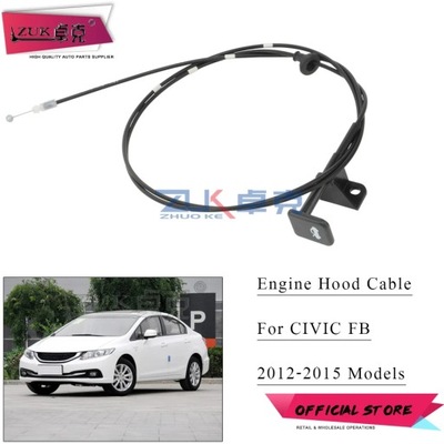 For HONDA CIVIC FB Hood Wire Assy Hood Lock Control Cable Wire Year ~36542 фото