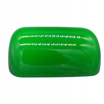 Antyczny zielony szklany abażur bankierski
