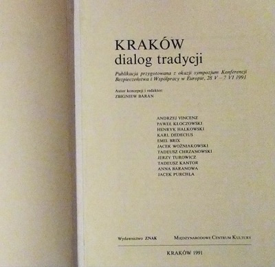 Kraków Dialog tradycji SPK