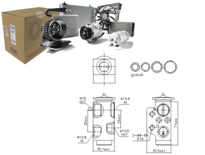 VÁLVULA DE EXPANSIÓN DE ACONDICIONADOR AUDI Q7 PORSCHE CAYENNE VW AMAROK  