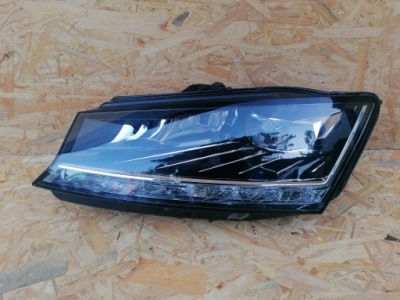 Фара левая фара левый skoda fabia 3 3 6v full led рестайлинг  2018- фото №1