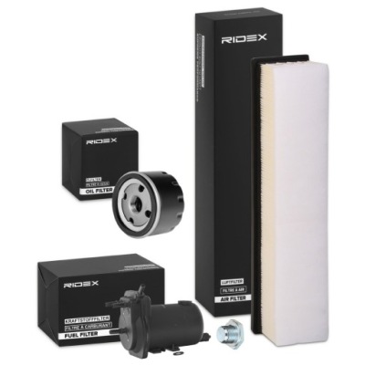 Набір фільтрів ridex 4055f11127 до renault clio 2 bb0/1/2, cb0/1/2 фото №1