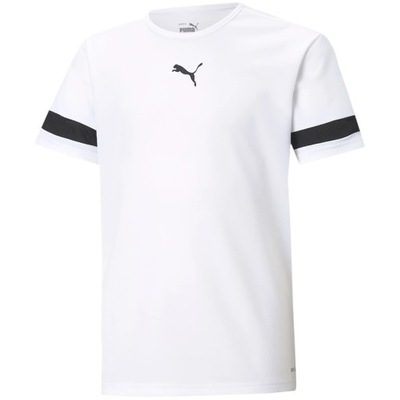 Koszulka dla dzieci Puma teamRISE Jersey Jr biała 164cm