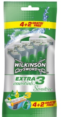 Wilkinson Sword Extra Essentials 3 Maszynki, 6szt