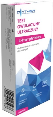 Test LH Owulacyjny paskowy 5 szt. Diather