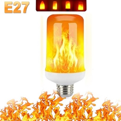 LED Flame Light Bulbs 4 Modes Party LED Flame