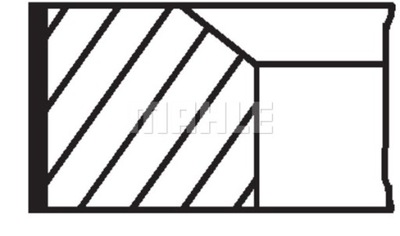 КОЛЬЦА ПОРШНЕВЫЕ MAHLE 001 01 N2 + В ПОДАРОК