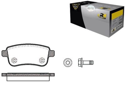 Roadhouse гальмівні колодки гальмівні renault fluence grand m фото №1