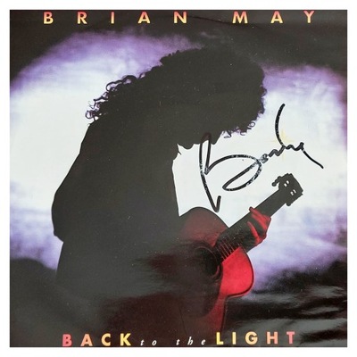 BRIAN MAY Back To The Light AUTOGRAF Queen winyl