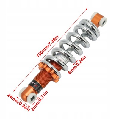 190MM MOTOCIKLAS SHOCK ABSORBER 1200LBS LOADING 