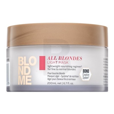 Schwarzkopf Professional BlondMe All Blondes Light Mask odżywcza maska pr