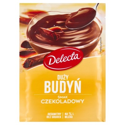 Delecta Duży budyń smak czekoladowy 64 g