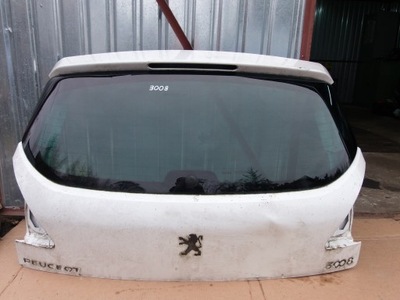 Скло кришки кришка багажника peugeot 3008 фото №1