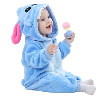 PIŻAMA DLA DZIECI STITCH STICZ STRÓJ KIGURUMI 80