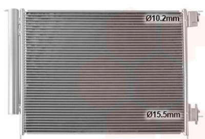 Радіатор кондиціонера renault clio v sandero micra фото №1