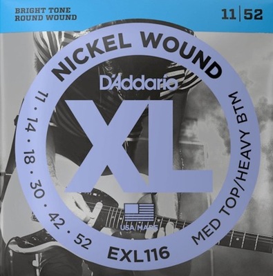 Struny D\'ADDARIO XL Nickel Wound EXL116 (11-52)